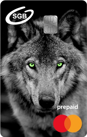 Karta MasterCard prepaid wilk